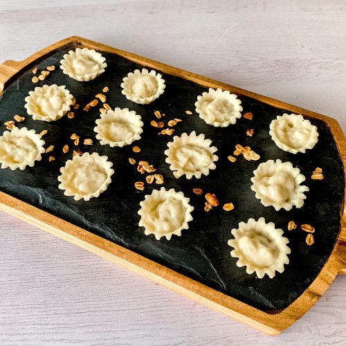 Tartaletas de cebollas caramelizadas x25