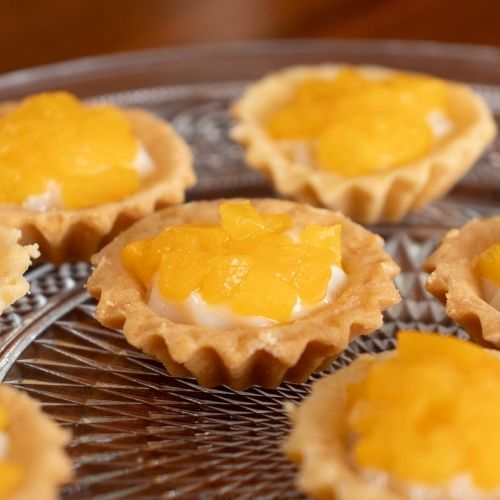 Tartaletas de durazno x25