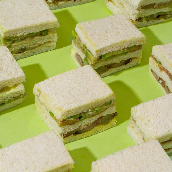 Mini triples vegetarianos x25