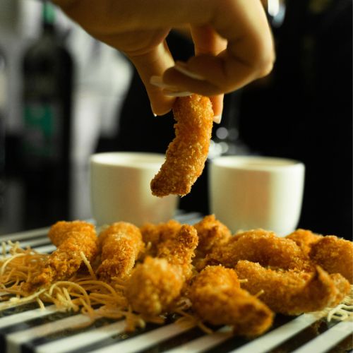 Langostinos al panko